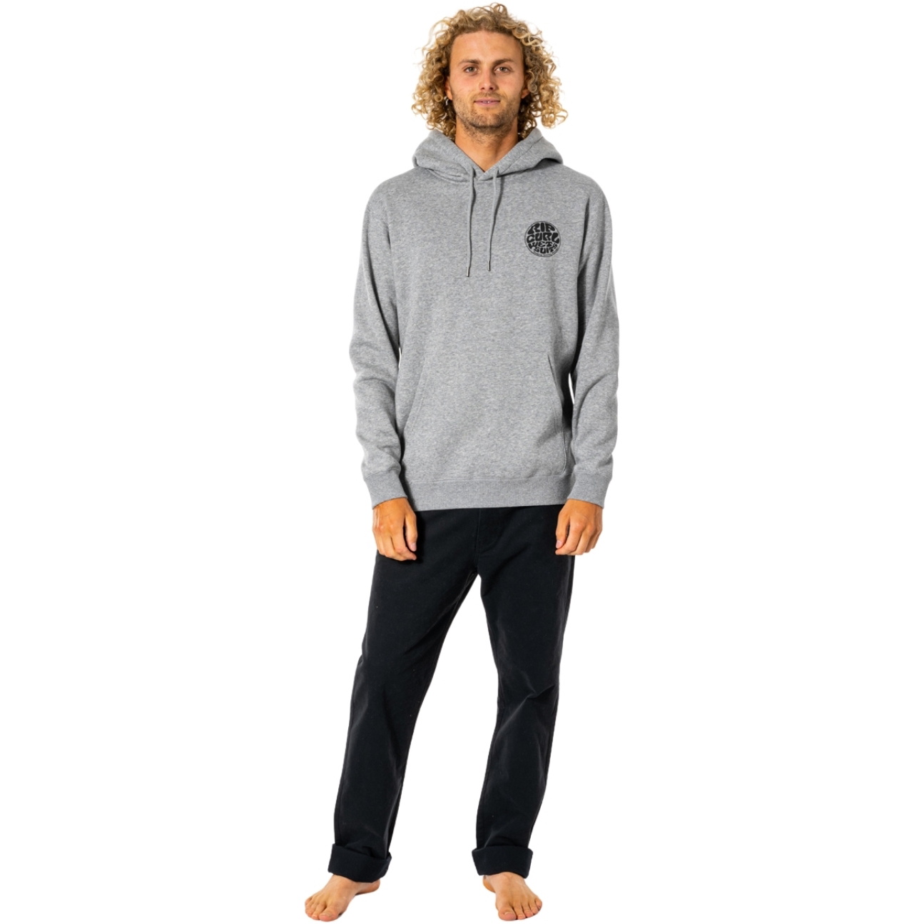 2026 Rip Curl Mens Wetsuit Icon Hoodie CFEGM9 - Grey